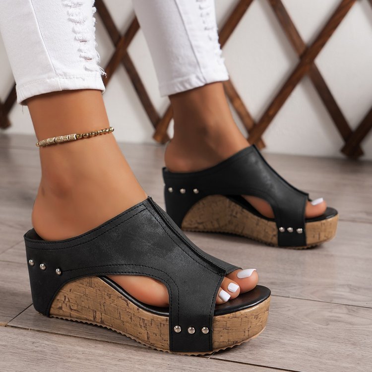 Sandales été femme - Confort wedge